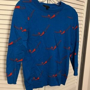 J Crew Merino wool sweater…swim sweater…lightweight SZ S